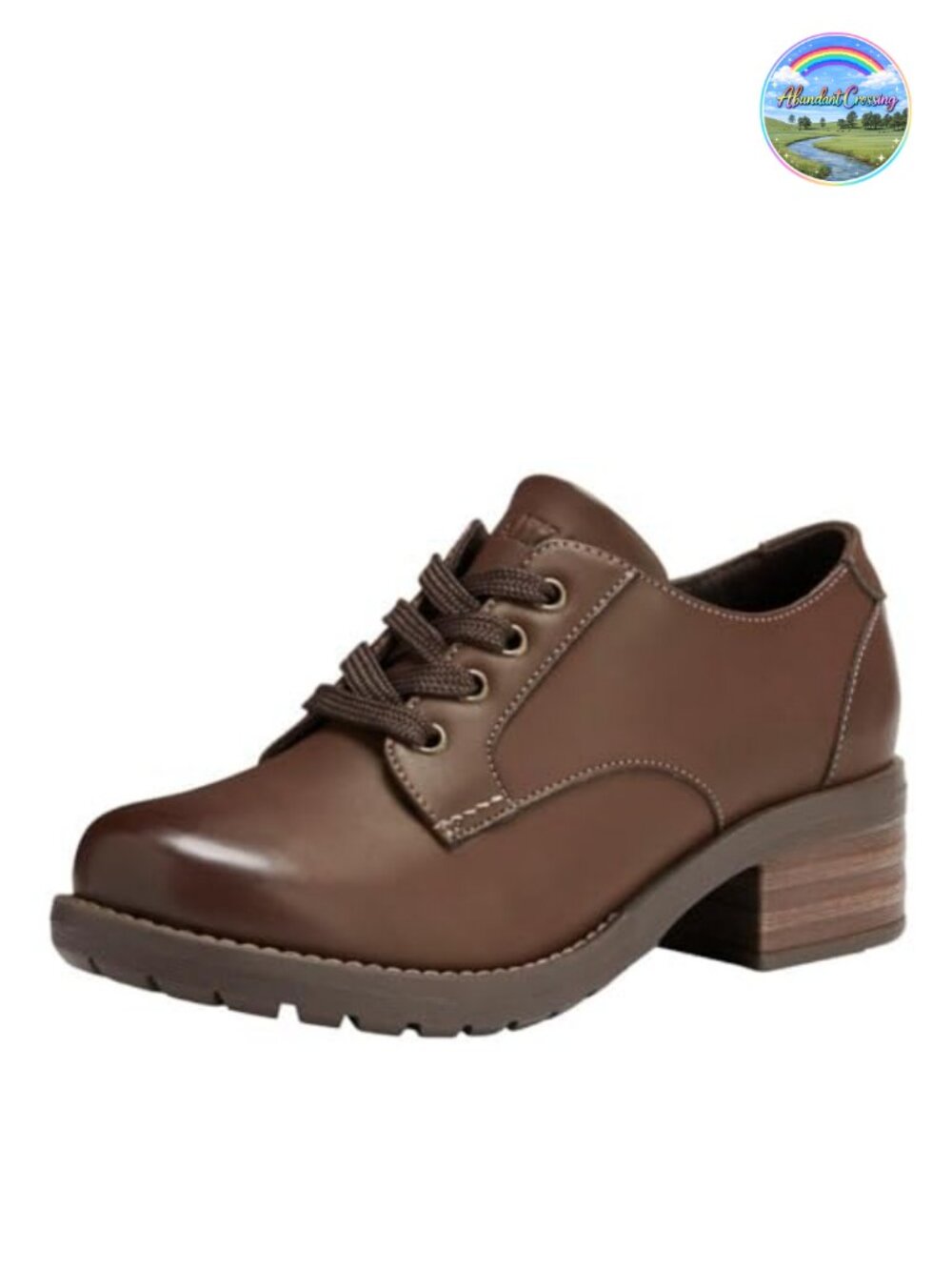 Women's Trish Oxford Shoes Memory Foam Lace-Up Synthetic